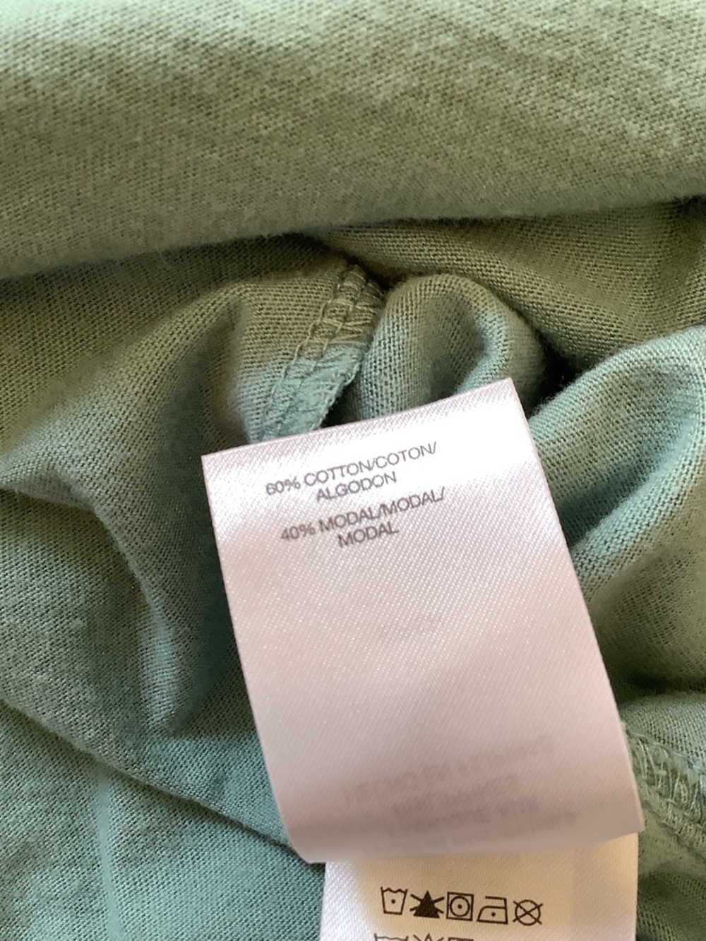 Lucky Brand Mint Green Floral Square-Neck Blouse - Picture 6 of 6